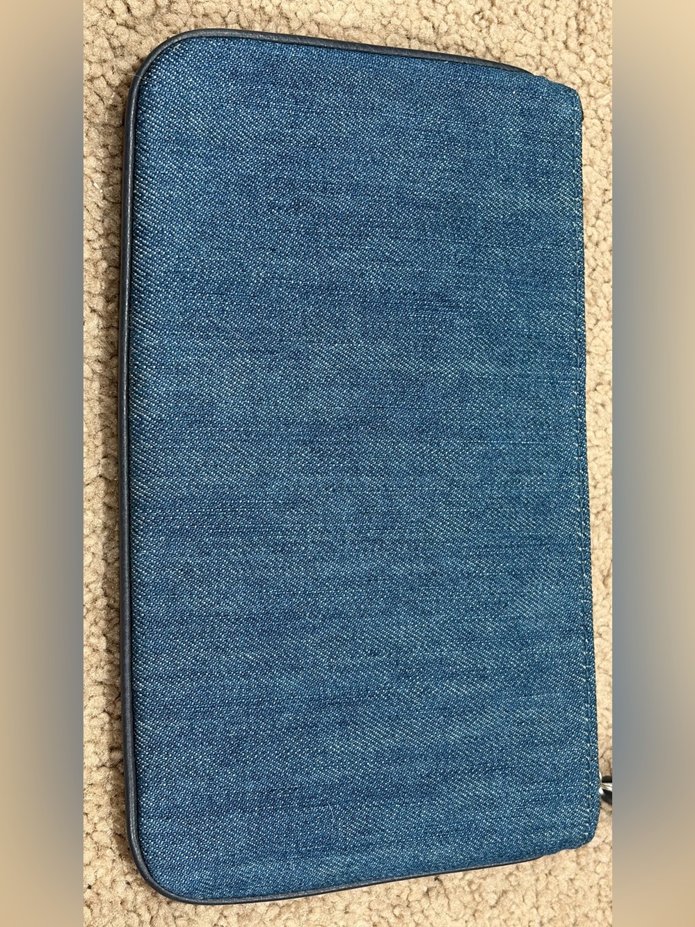 Coach Large Wristlet Denim Hawaii Surf Embroidered Patch with Matching Card Case - Picture 5 of 9
